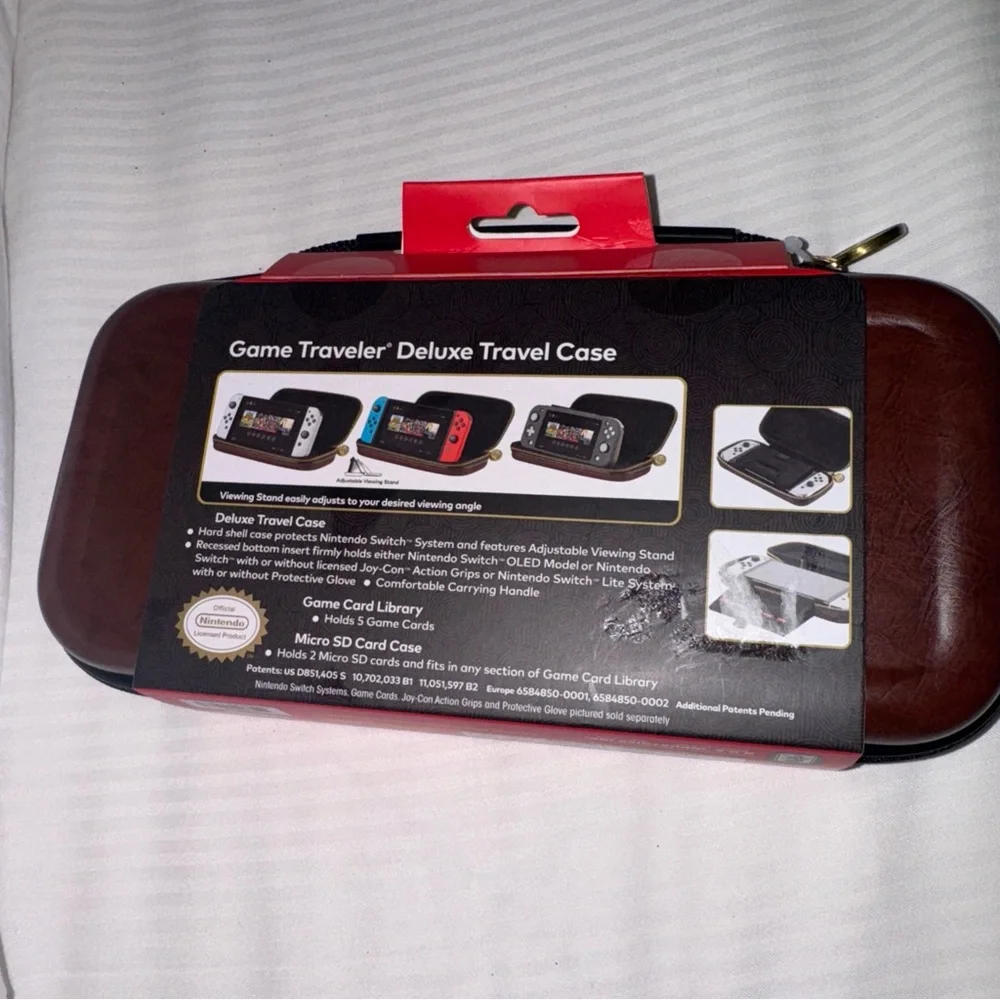 Nintendo Brown Game Traveler Case